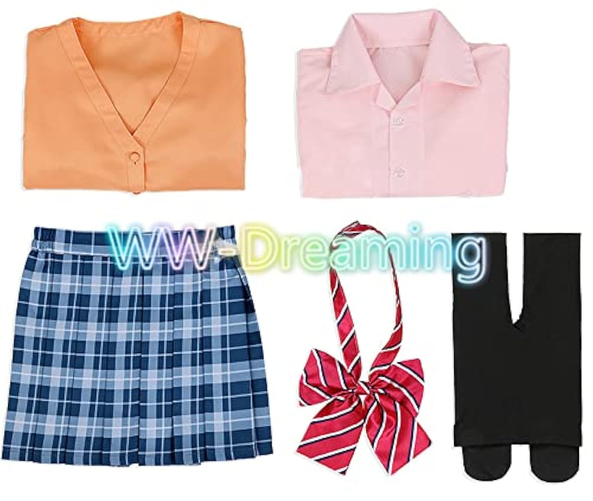 東雲絵名 コスプレ フルセット ウィッグ付き Amazon.co.jp: [WW_Dreaming] 東雲 絵名 コスプレ衣装 女子制服